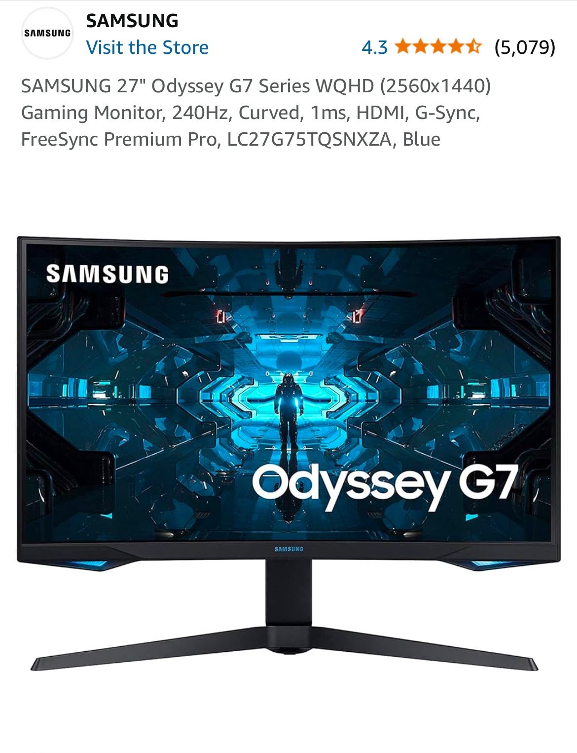Samsung Odyssey - Best gaming monitor on the market