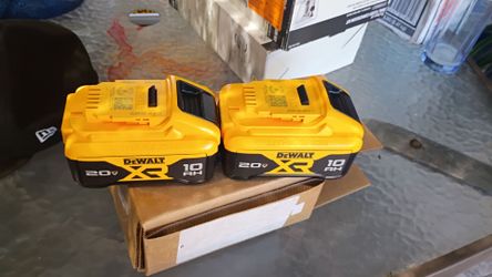 DeWalt XR batteries 10AH $145 each