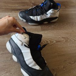 Air Jordan 6 Rings "Game Royal" [Color: Black/White/Royal Blue - Size: 11]