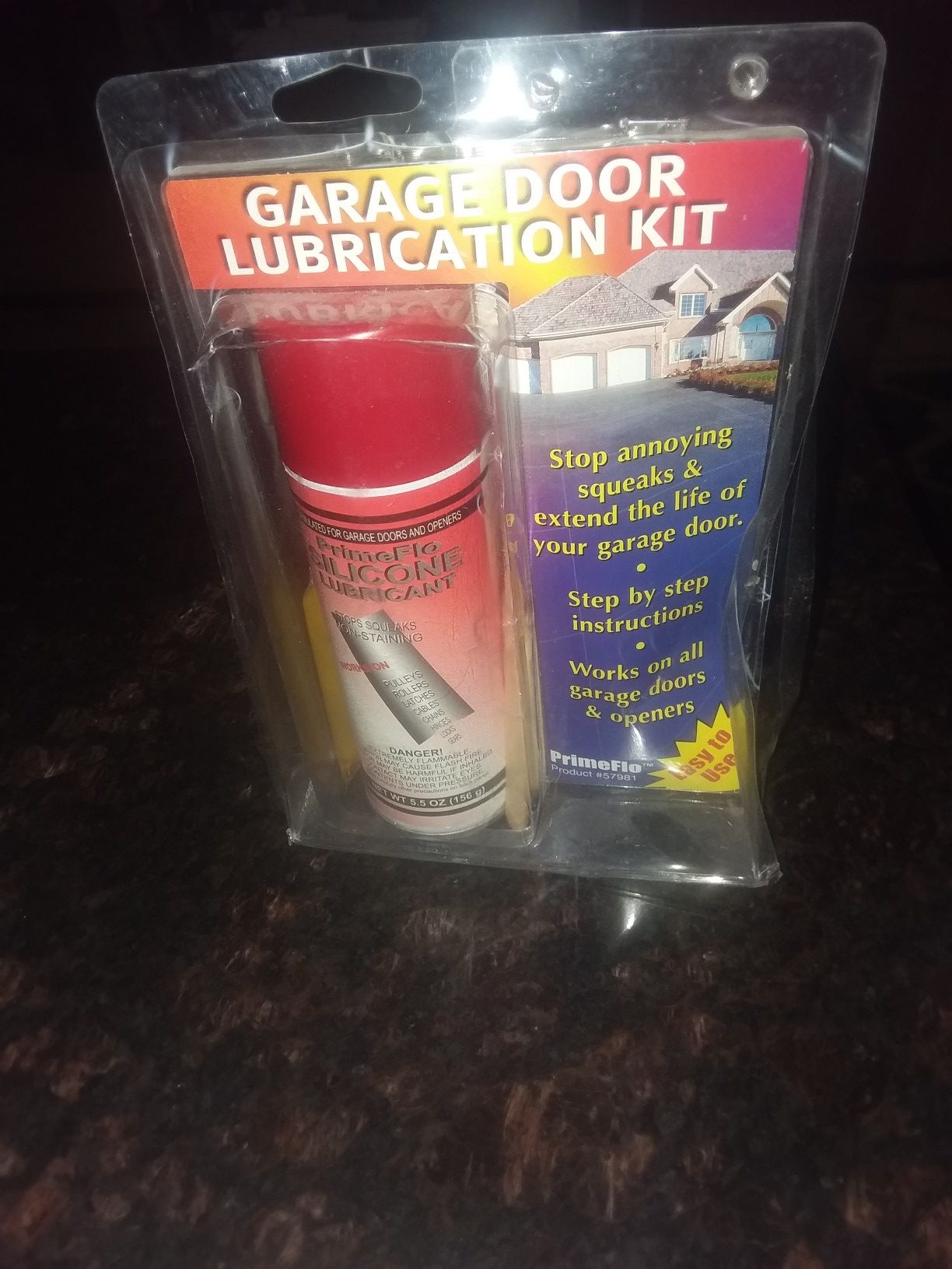 **NEW**Prime Flo Product #57981 Garage Door Lubrication Kit