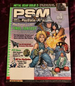 2000 September #37 Vol. 4 Playstation Magazine PSM Final Fantasy No Sticker