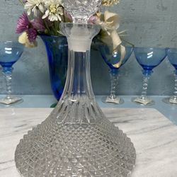 Vintage Crystal Decanter 