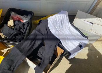 80+ Blank Clothing Lot – Long Sleeves, Hoodies, Crewnecks, Sweats + Hats