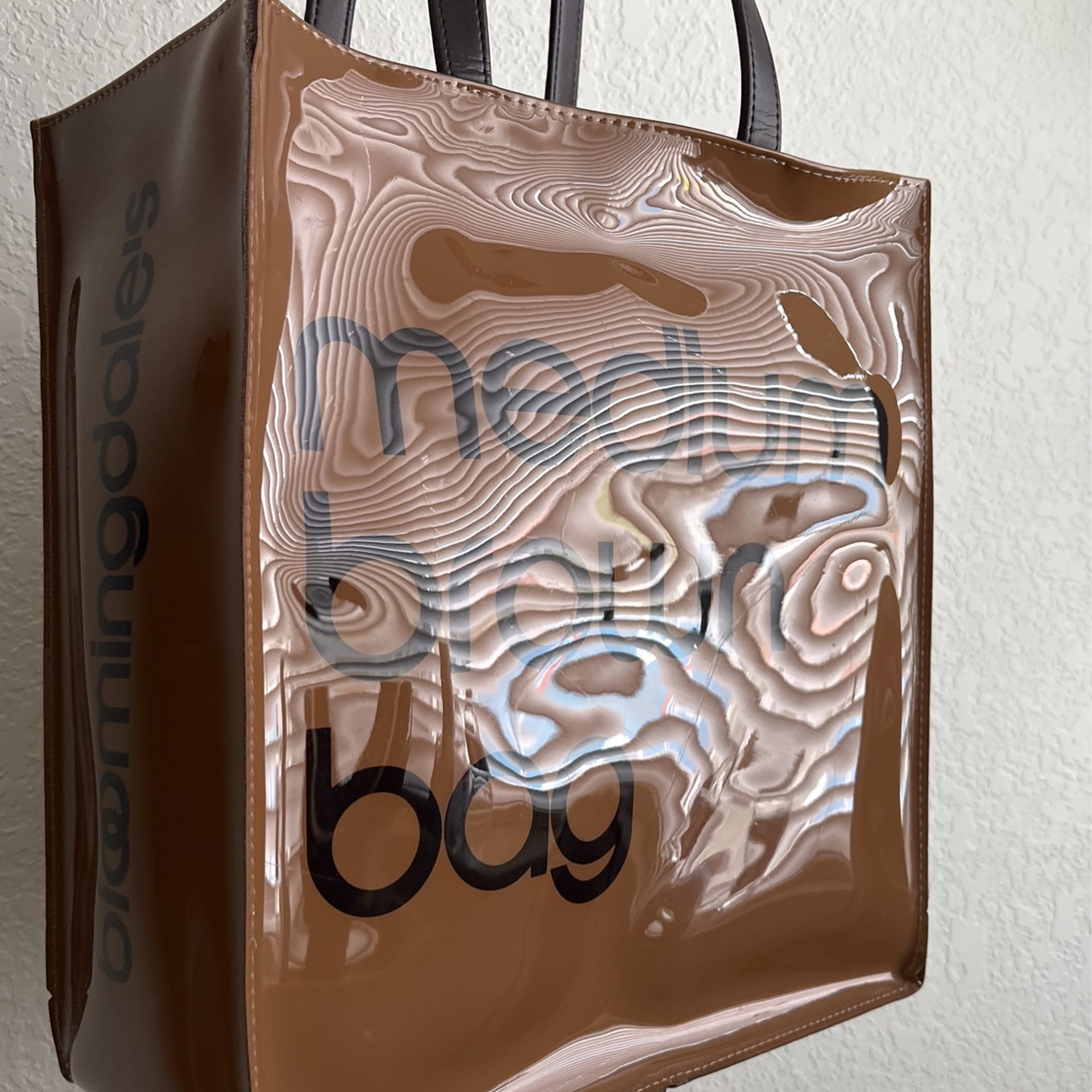 Bloomingdales Medium Brown Bag