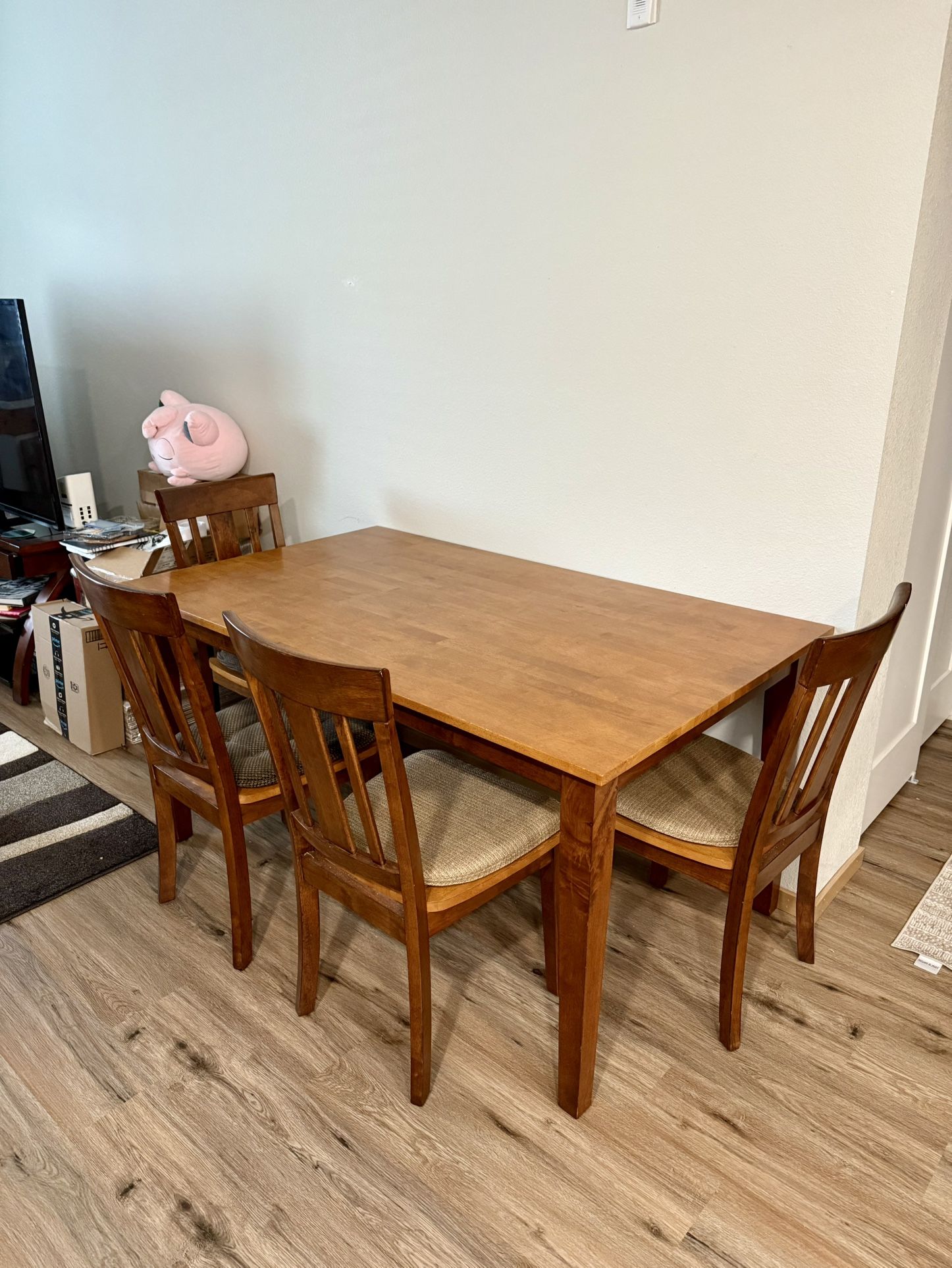 Wood Dining Table Set