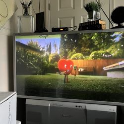 A Panasonic Hd Tv 1080 High Definition Sound Color Is A Grace Color Size Is 55 Inch