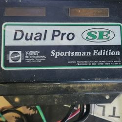 Dual Pro SE Sportsman Edition Marine Battery Charger 2 Bank System
