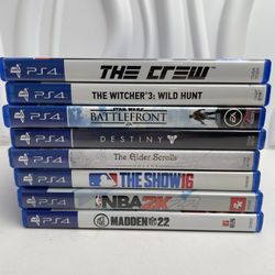 PS4 Game Lot Of 8