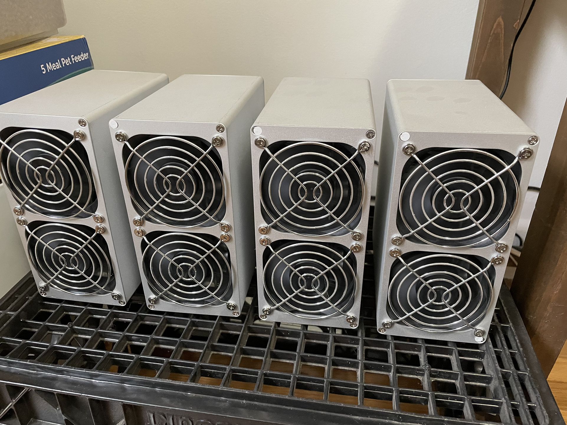 4 Goldshell CK Box Crypto Miners with WI-FI + PSUs