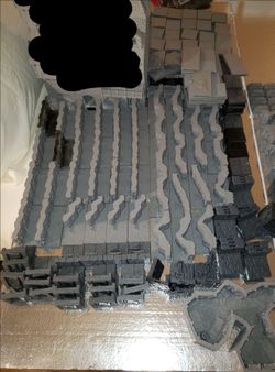 Massive D&D / RPG Modular 3D Terrain Lot (100+ Pcs) – 28mm Dungeon & Caverns (High Detail Hyper-PLA material)