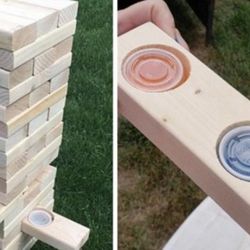 Shots Drinking Giant Jenga