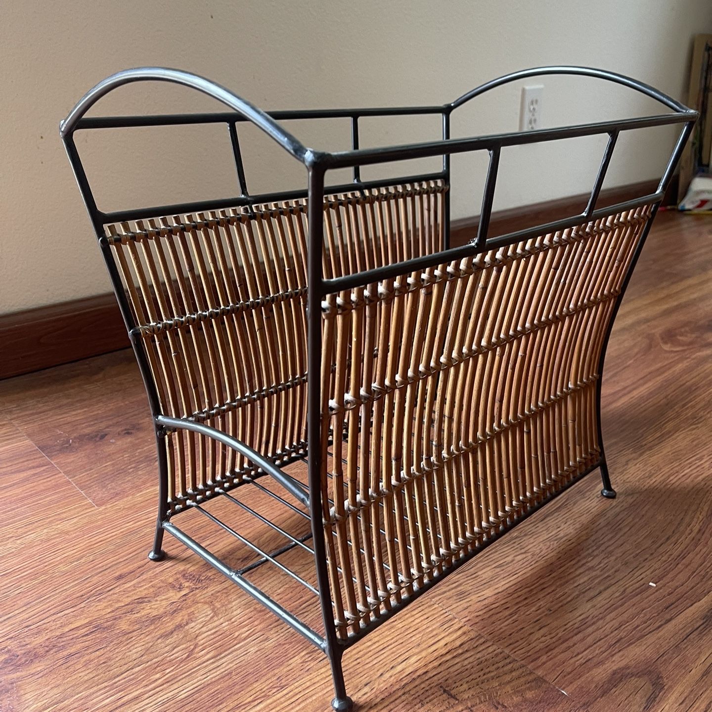 Crate and Barrel Magazine Holder (bamboo)