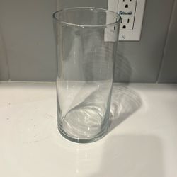 Glass Vase 7inch tall