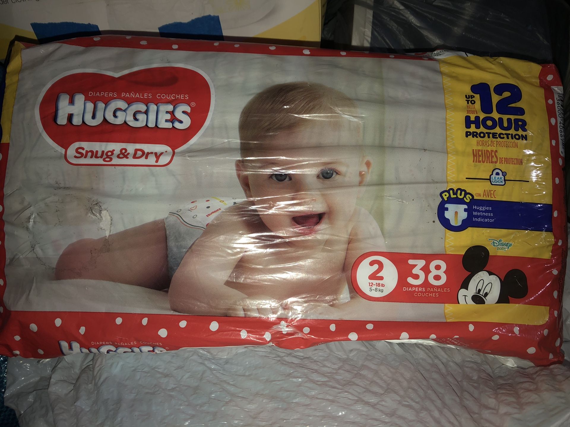 Size 2 huggies and pampers
