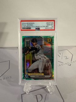 2024 Bowman Chrome - Paul Skenes #BCP-125 Lunar Glow Refractor 🔥PSA 10🔥 (RC)