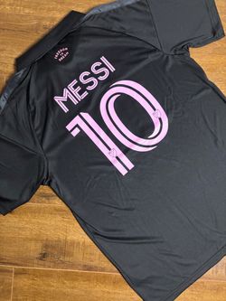 ⚫🩷 Inter Miami Messi #10 Black Jersey – Short Sleeve