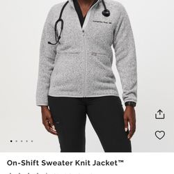 New Figs Scrub Sweater Medium 