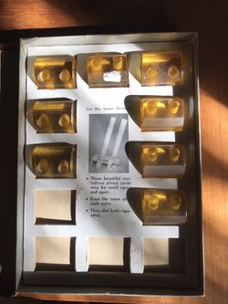 Vintage Place Card & Cigarette Holder