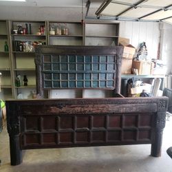 Carved King Bed