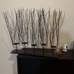 Decorative Metal Branch Candle Holder