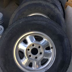16 rims and tires Chevy Chevrolet GMC