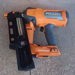 FRAIMING NAIL GUN RIDGID 18V TOOL ONLY 