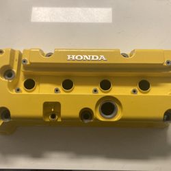 K Series Valve Cover Spoon Yellow Powder Coated For Honda Or Acura