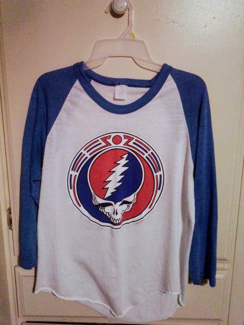 1985 Grateful Dead Spring Tour 3/4 Sleeve Vintage Shirt
