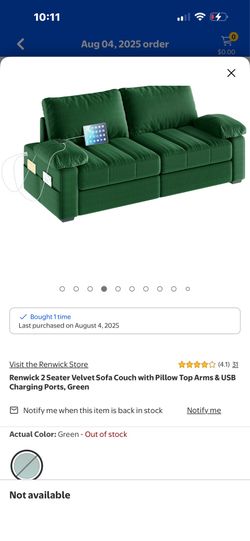 Green couch