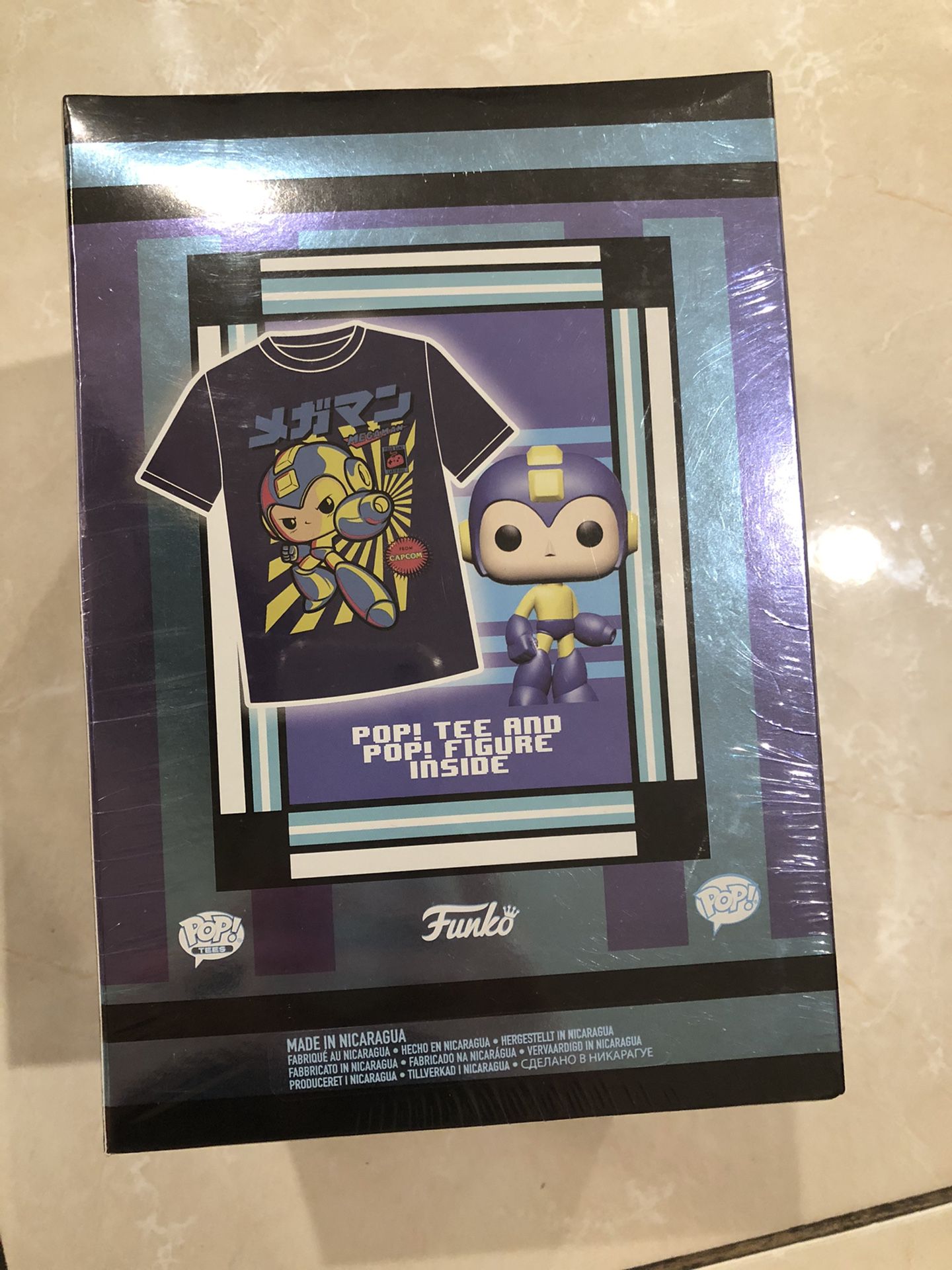 Brand new POP! and Tee: Retro Mega Man T-Shirt