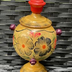 Japanese Wooden Mini Tea Pot, 1971