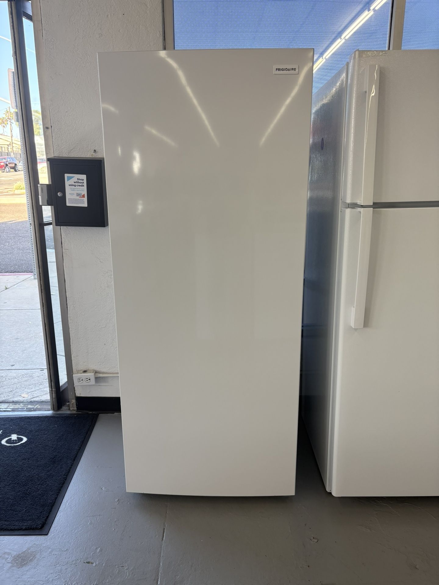 Frigidaire 13 cu. ft. Auto Defrost Garage Ready Upright Freezer in White