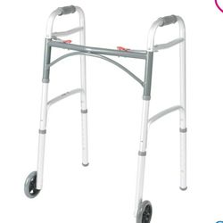 2 Button Adult Folding Walker