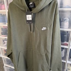 New NIKE Hoodie 3XL Olive green