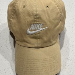 Beige Nike Cap