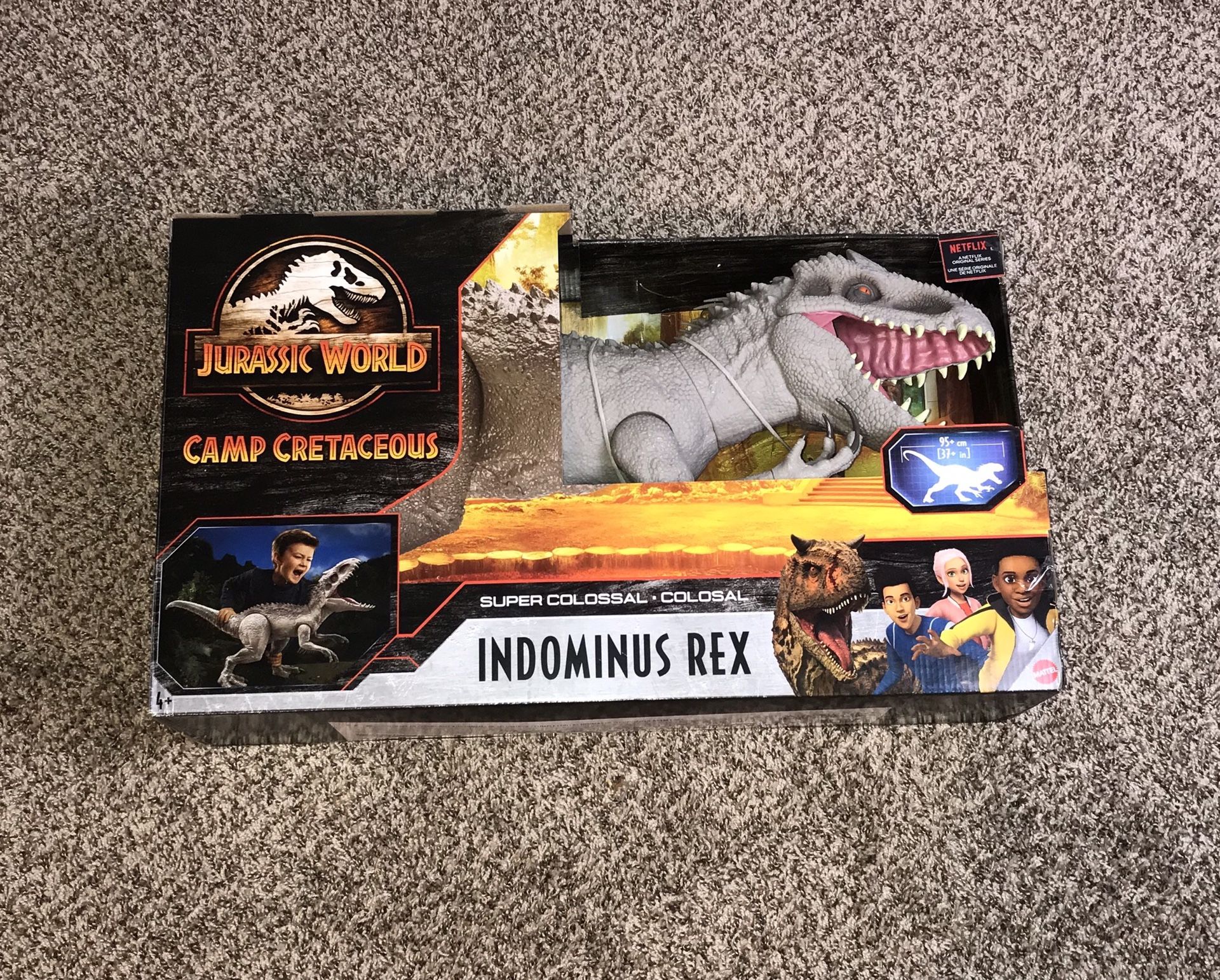 Jurassic World Super Colossal Indominus Rex Camp Cretaceous Netflix