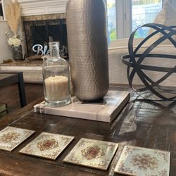 4 Beautiful Beverage Coasters
