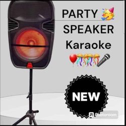 BLUETOOTH PARTY KARAOKE SPEAKER BLUETOOTH BRAND NEW 