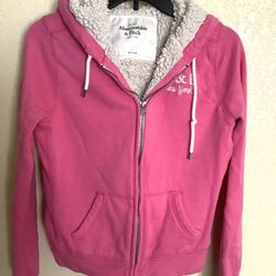 Abercrombie & Fitch Sherpa Hoodie Size L $15