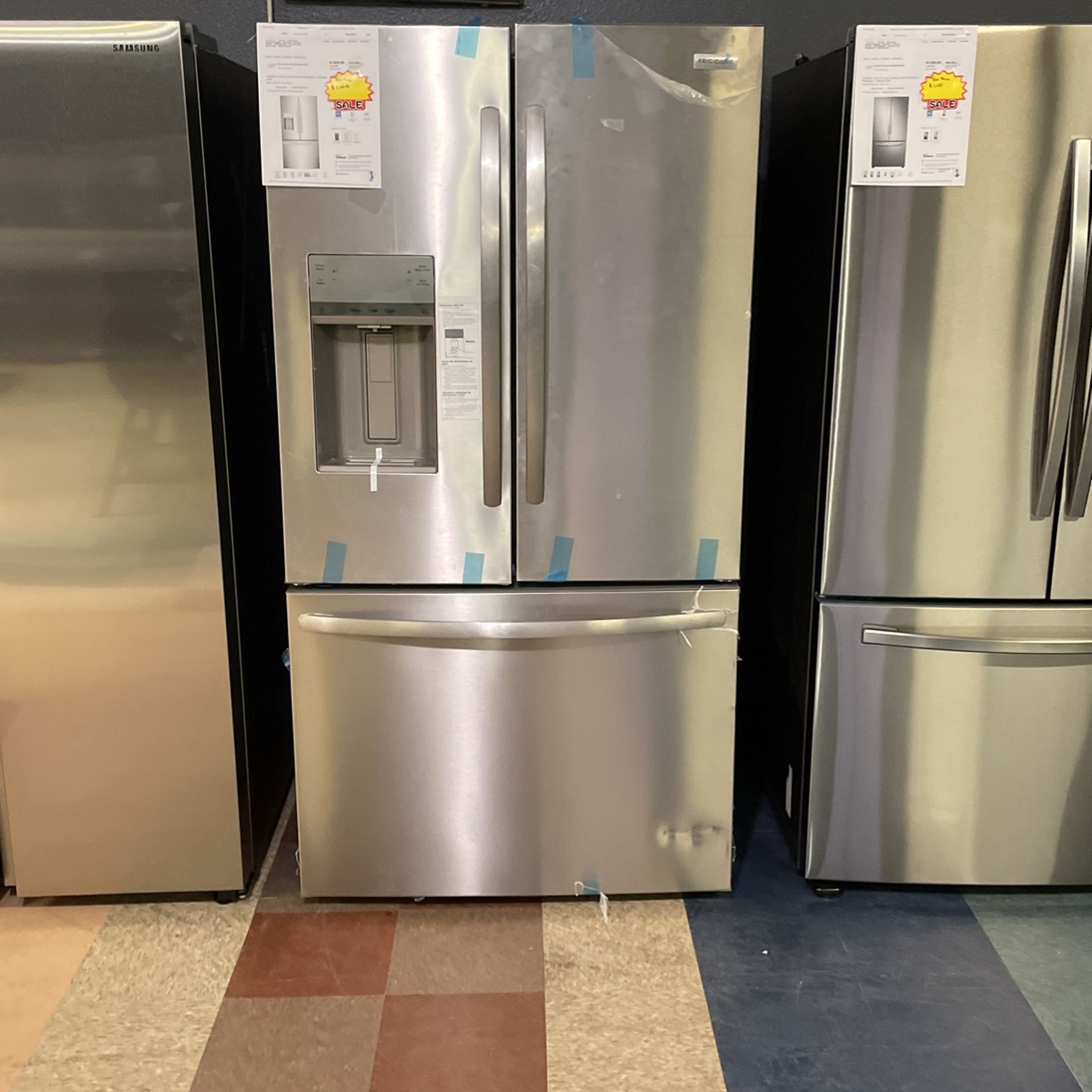 Frigidaire Stainless Steel French Door Refrigerator‼️‼️,All Products : American Fashion Style Bags On Sale