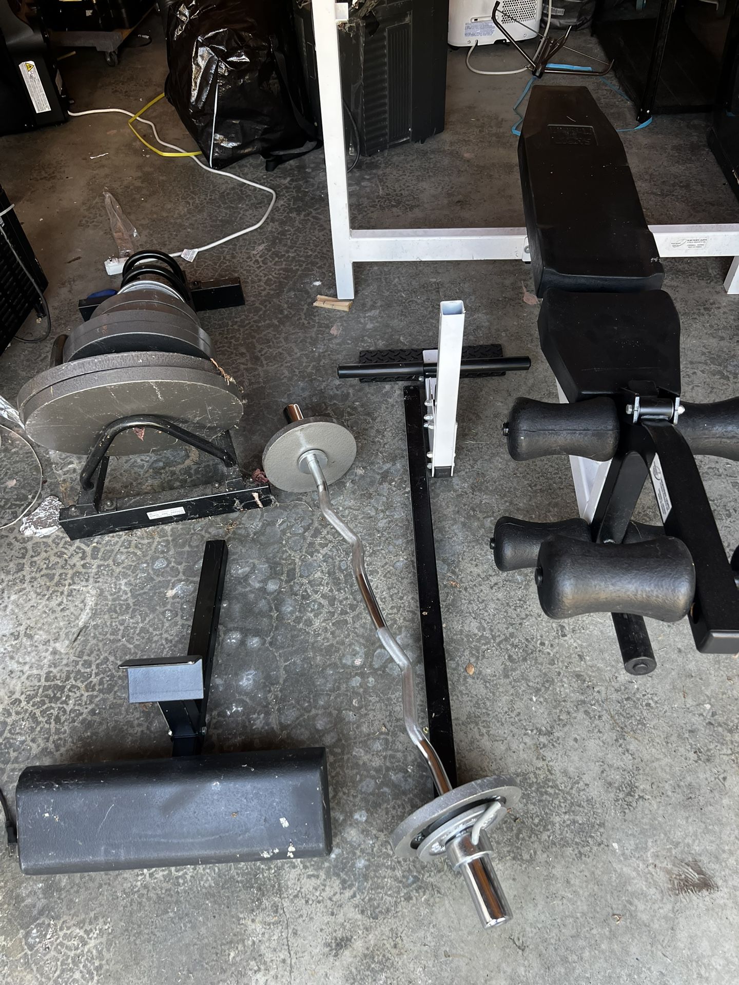 Northern Lights Weight Bench W/extras