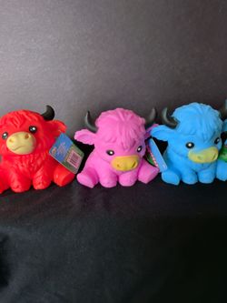 Squishy Toys-Squeeezy Highland Cows $12 Each