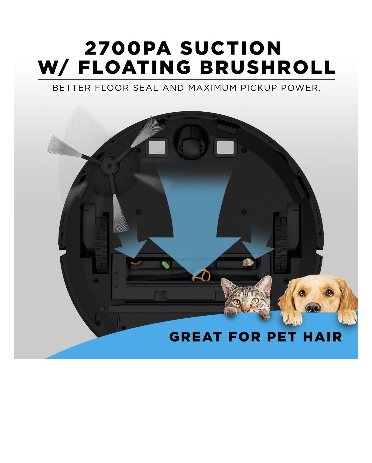 iHome auto vac nova Self Empty Robot Vacuum And Mop.