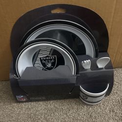 Raiders Kids Dinner Set 
