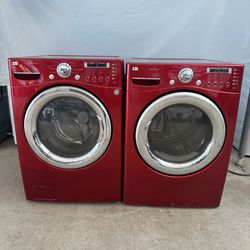 LG washer and gas dryer