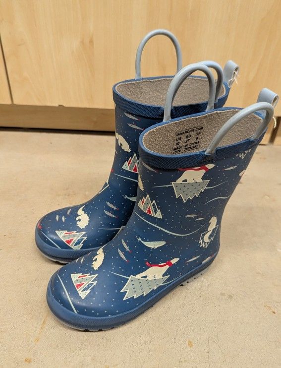 Kids Rain Boots Size 10