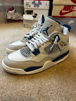 Jordan retro 4 military blue