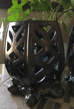 NEW CANDLE/plant holder $25
