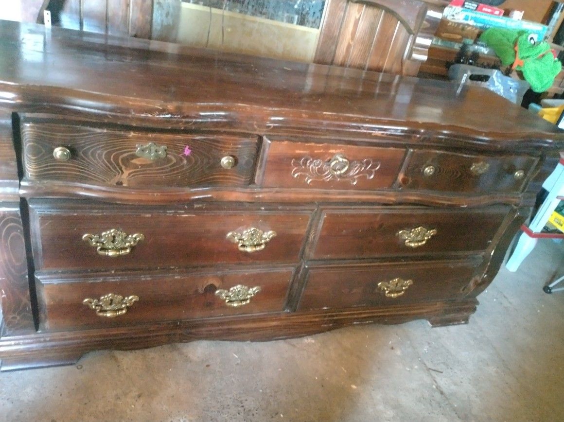 Dresser And Mirror