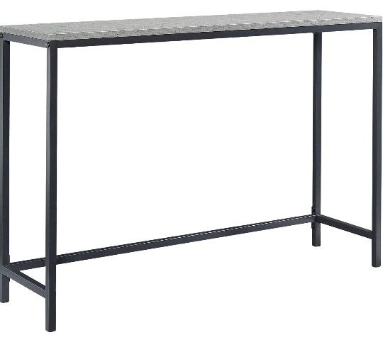 Faux Concrete Sofa Table